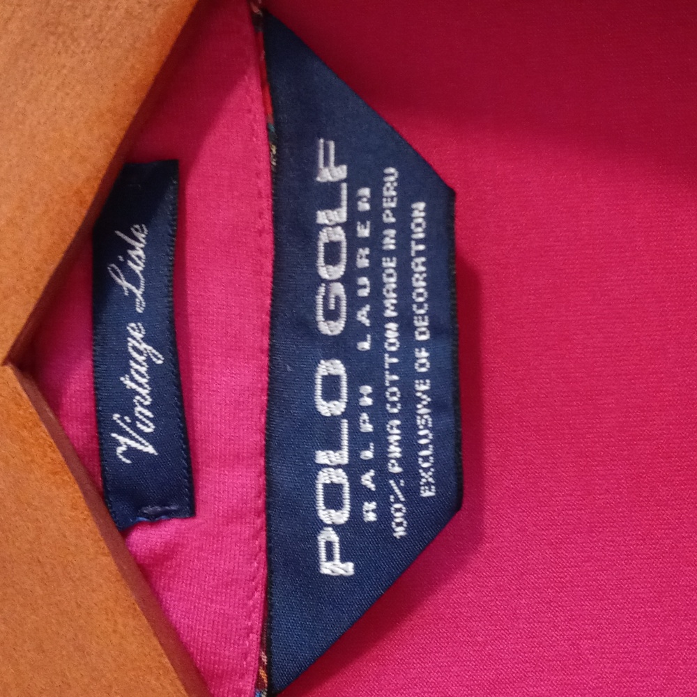 💓VTG Polo Golf💓 - Fuchsia "Vintage Isle" S/S Polo - Picture 3 of 13